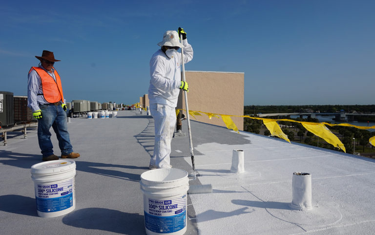 Tampa Bay Condominium Silicone Roof Restoration