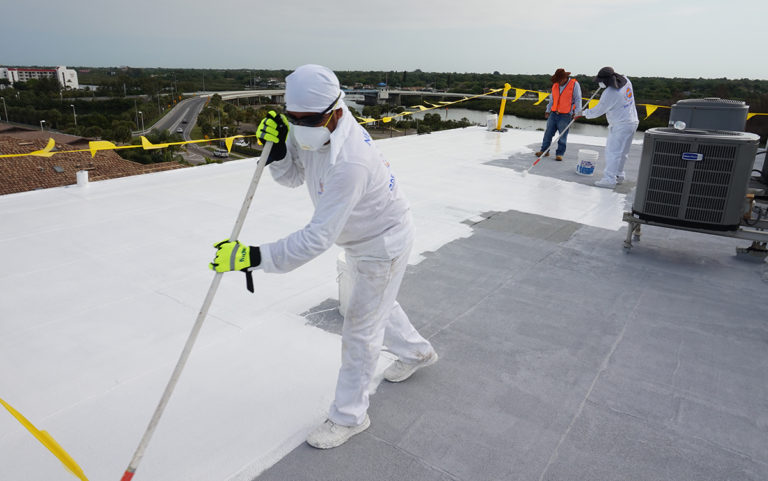 Tampa Bay Condominium Silicone Roof Restoration