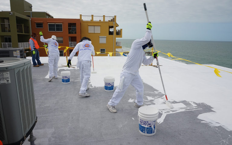 Tampa Bay Condominium Silicone Roof Restoration