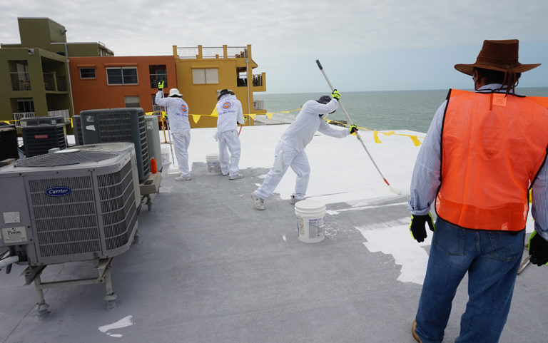 Tampa Bay Condominium Silicone Roof Restoration