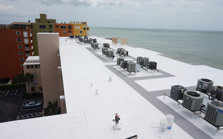 Tampa Bay Condominium Silicone Roof Restoration